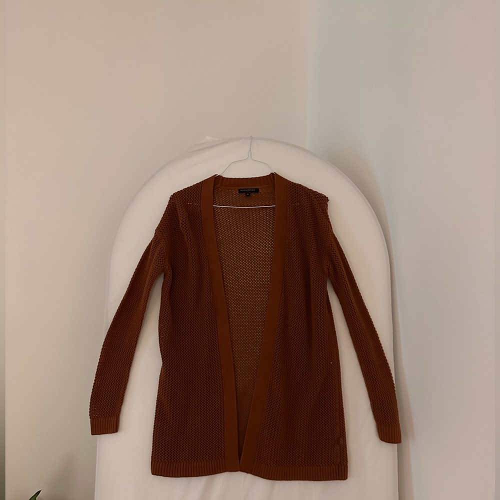 Waffle cardigan